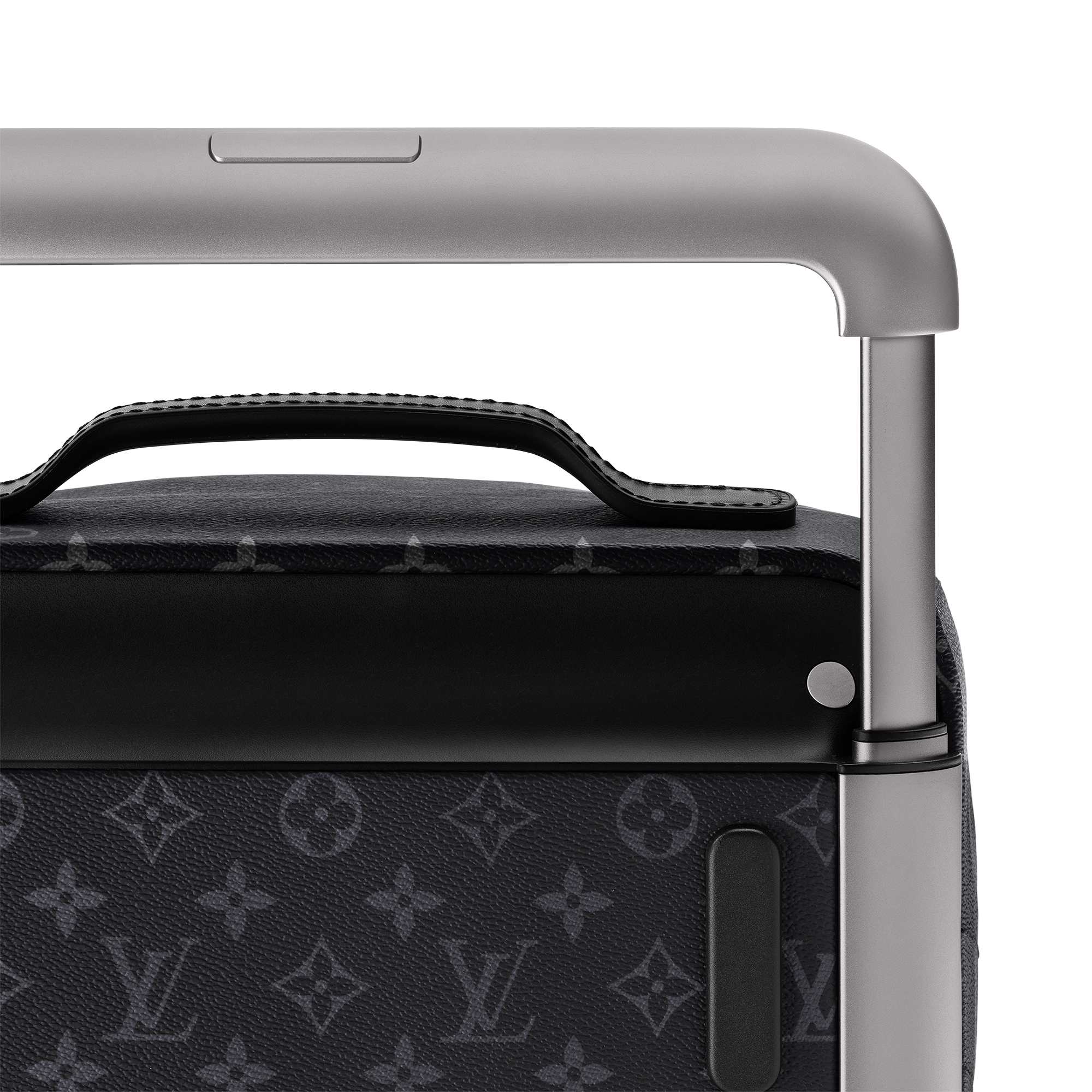 LOUIS VUITTON ブラックケース LOUIS VUITTON Horizon 55 Monogram Eclipse Canvas Rolling Suitcase Blac